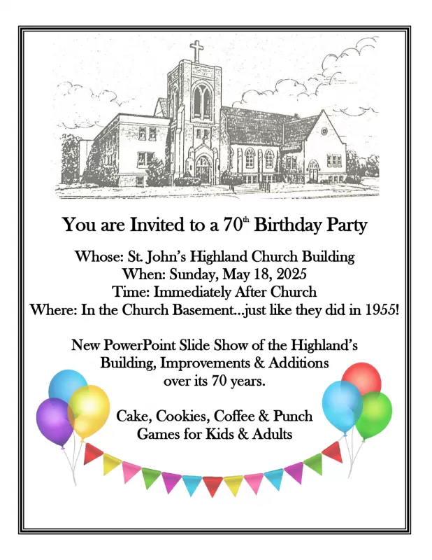 70th Birthday Party!