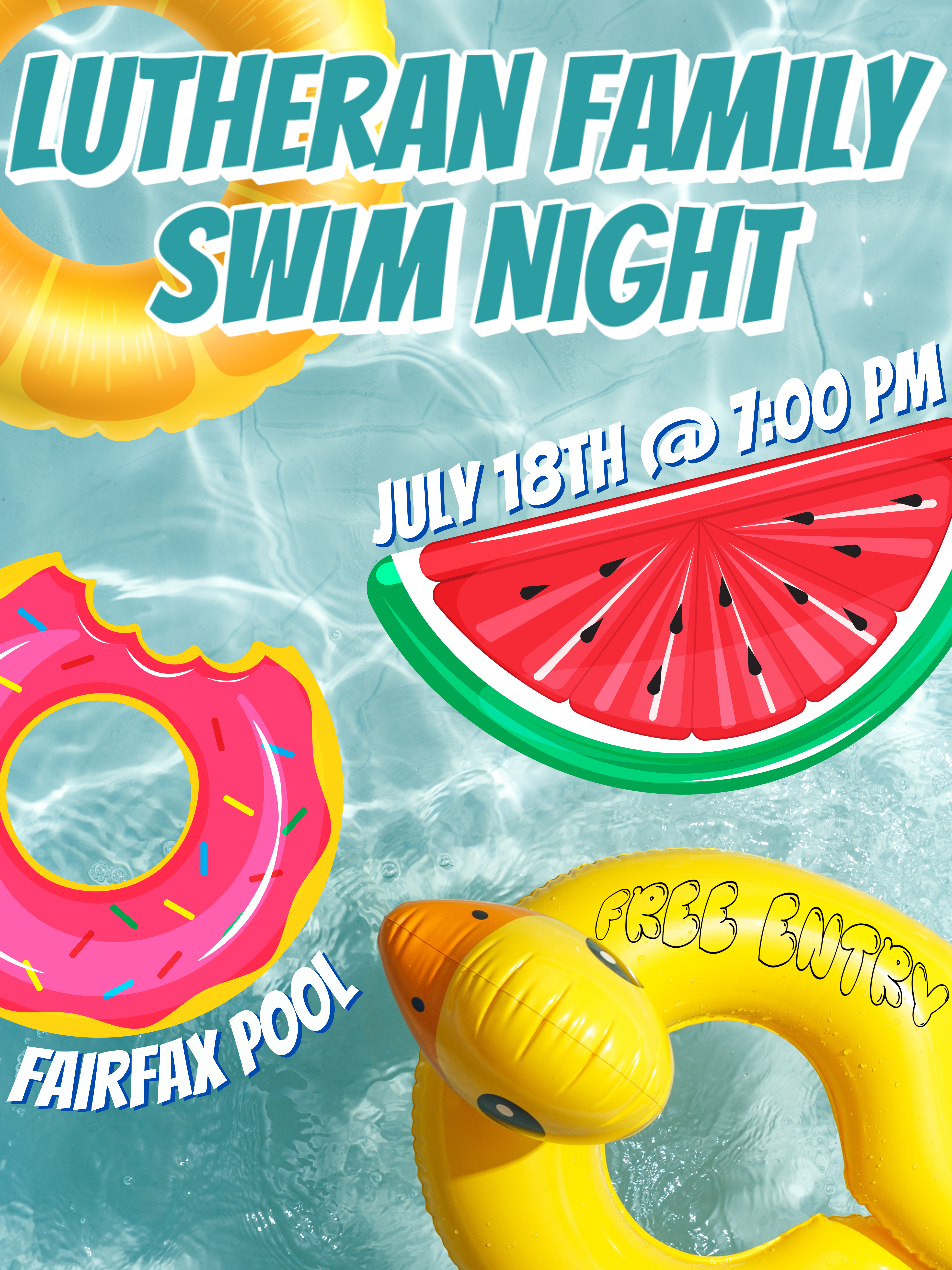Lutheran Family Swim Night Lutheran Family Swim Night
